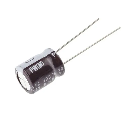 63-5008-47　尼希康100μF63V直流铝电解电容器，通孔10 (Dia。)x 12.5mm+105°10mm 5mm　UPW1J101MPD