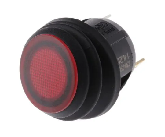 63-4987-85　ZF照明单极单抛 (SPST) ，锁定摇杆开关面板安装　KCA2AEA2RBB