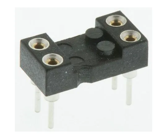 63-4983-06　Preci-Dip2.54mm间距垂直4向，通孔转针开框IC导槽，1A　110-87-304-41-001101