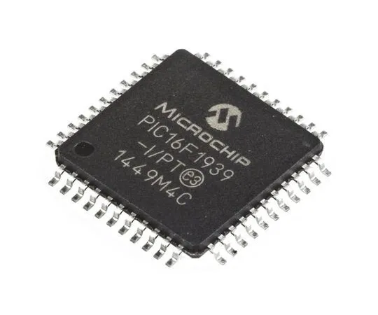 63-5009-27　微芯片，8位PIC微控制器，32MHz, 28 kB闪存，44针TQFP　PIC16F1939-I/PT