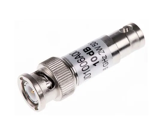63-5001-98　50Ω、75Ω射频衰减器BNC连接器BNC插头到BNC插座10dB,工作频率6GHz　J01006A0024