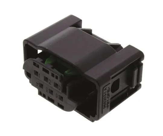 63-4946-53　TE Connectivity Micro Quadlock系统系列，2列6路电缆安装插座连接器，具有压痕终止法　1-967616-1