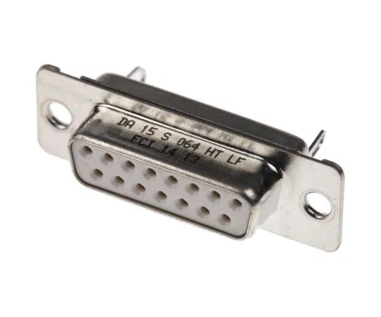 63-4868-24　Amphenol FCI面板安装，15针D-副连接器插座，外壳尺寸A　DA15S064HTLF