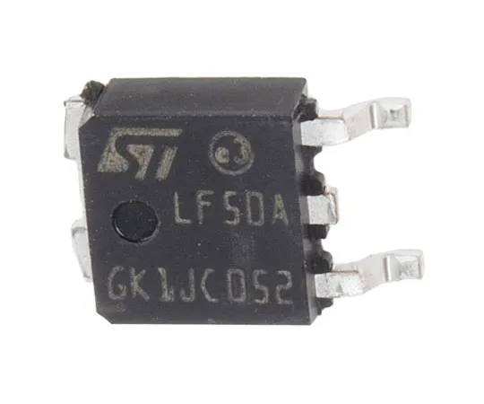 63-4961-55　意法半导体LF50ABDT-TR, LDO稳压器，500mA,5V,±1% 3针，DPAK　LF50ABDT-TR