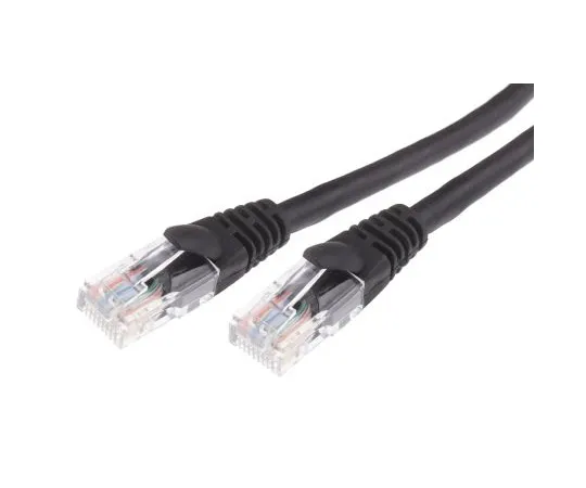 63-4919-34　RS Pro Black LSZHCat5e电缆U/UTP,1m男性RJ45/男性RJ45　657-2078
