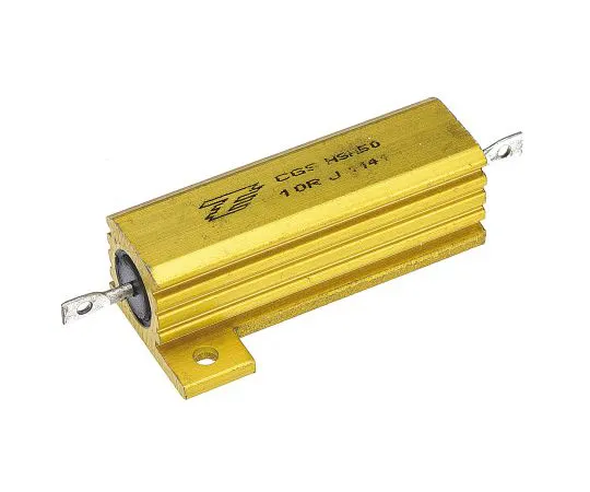 63-5020-41　TE ConnectivityHSA50系列铝质厚底焊丝线路板贴装电阻，10Ω±5% 50W　HSA5010RJ