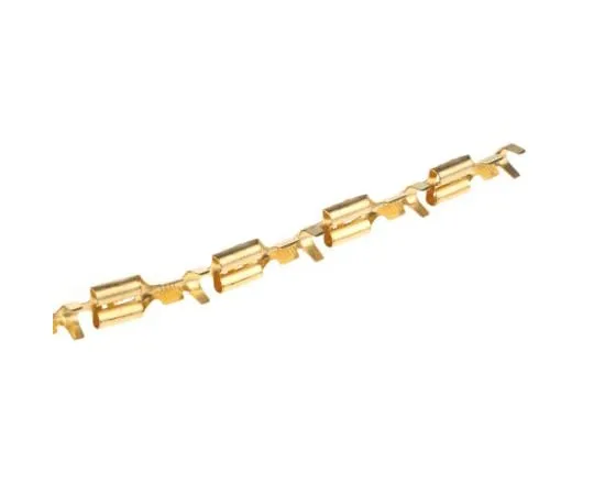 63-4933-88　TE ConnectivityFASTIN-FASTON.250系列Crimp Receptacle, 6.35 x 0.81mm,0.8mm2到2mm2,18AWG到14AWG。　42100-1