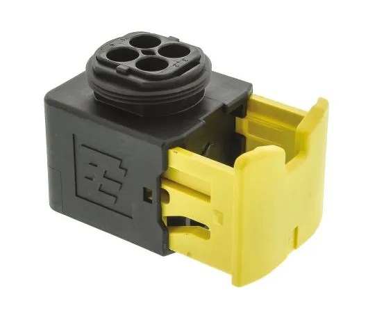 63-5013-73　TE连接HDSCS系列，4路电缆安装插座连接器　1-1418390-1