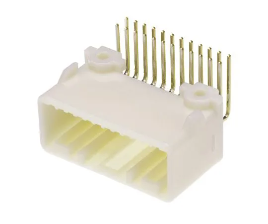 63-4999-73　TE连通性MULTILOCK 025母版PCB页眉，2.2毫米间距，24道，2列直角　1318853-2