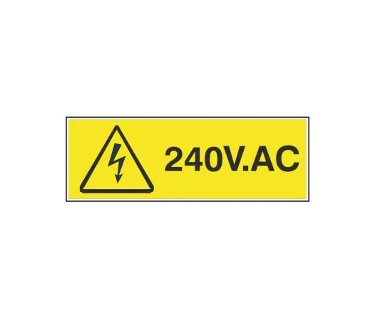 63-5091-61　RS PRO Electricity Danger标签 (英文) ，黑色/黄色自粘乙烯基胶　776-0936