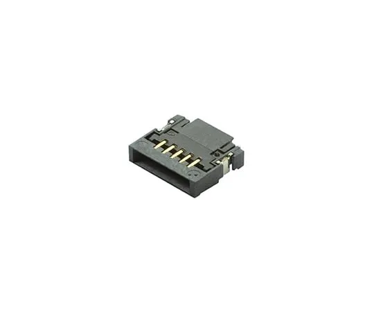63-5086-07　Amphenol FCI SFVL 0.5mm间距5 Way Right Angle SMT男性FPC连接器，ZIF底部触点　59453-051110EDHLF