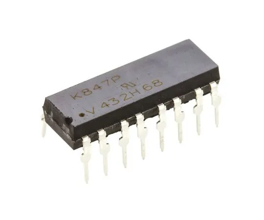 63-4993-33　Vishay,K847PH直流输入晶体管输出四路光耦，通孔，16针DIP　K847PH