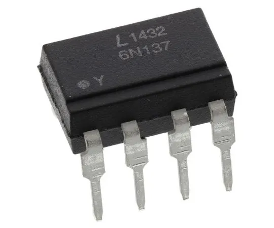 63-4968-79　点亮，6N137-L直流输入晶体管输出光耦，通孔，8针DIP　6N137-L