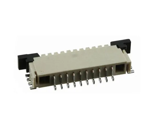 63-4860-60　TE连接FPC 1 mm间距10 Way Right Angle SMT女性FPC连接器，ZIF顶部触点　1-84953-0
