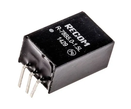 63-4938-26　恢复开关稳压器，6.5→18V直流输入，5V直流输出，1.5A　R-78B5.0-1.5L
