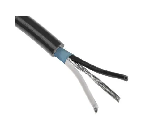 63-4890-12　延展电缆类型J, -10→+105°C 2芯筛选木耳护套100m　611-7918