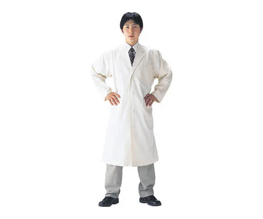 62-3355-87　［Discontinued］Heat-Resistant Chemical-Resistant White Coat/Guest Safety Coat　CCA13L