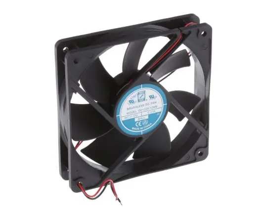 63-4867-48　RS PRO轴向风扇，120 x 120 x 25 mm, 83 cfm, 4 W, 12 V直流　541-5104