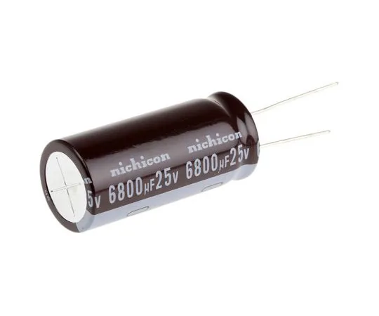 63-5007-92　镍氢6800μF25V直流铝电解电容器，通孔18 (Dia。)x 40 mm+105°18mm 7.5mm　UPW1E682MHD