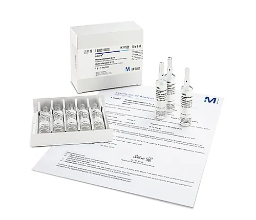 61-0322-80　1% Karl Fischer容量滴定的湿度标准料号1 g/10 mg H 2 O Aquastar (R) 188052 1 ST　1.88052.0010
