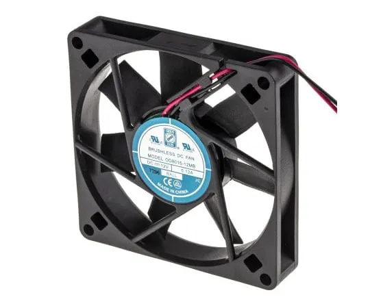 63-4867-43　RS PRO轴向风扇，80 x 80 x 15 mm, 23 cfm,1.8 W, 12 V直流　541-5003