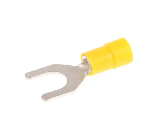 63-4891-49　RS PRO绝缘压痕铁锹连接器，4mm2~6mm2,12AWG~10AWG,M8柱尺寸乙烯基，黄色　613-9867