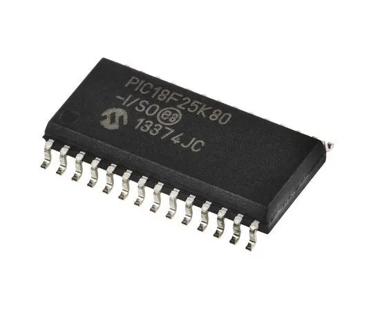 63-5009-62　单片机PIC18F25K80-I/SO,8位PIC单片机，64MHz, 32 kB闪存，28针SOIC　PIC18F25K80-I/SO
