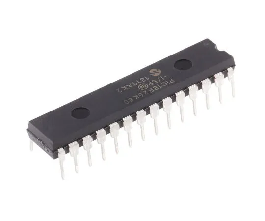 63-5009-66　单片机PIC18F26K80-I/SP,8位PIC单片机，64MHz, 64 kB闪存，28-PinSPDIP　PIC18F26K80-I/SP