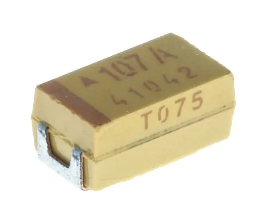 63-4877-06　AVX钽电容器100μF10Vdc MnO2固体±10%耐受性TPS系列　TPSC107K010R0075