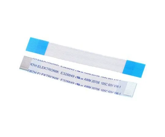 63-5077-57　Wurth Elektronik 6876 FFC跳线电缆，0.5mm间距，12路，50mm电缆长度，500 mA, 60 V交流电　687612050002