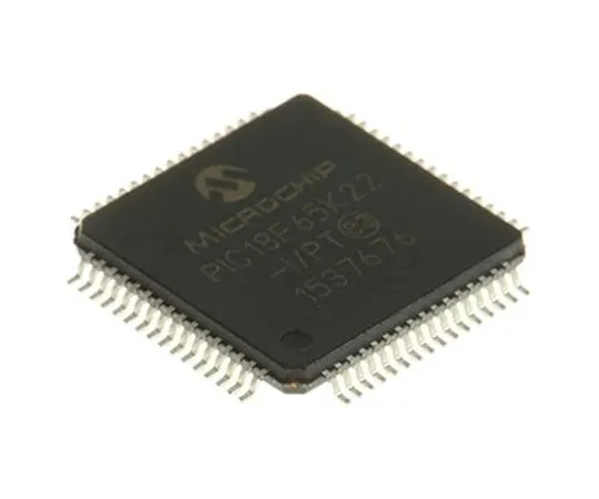 63-5059-09　单片机，8位PIC单片机，64MHz,1kB, 32 kB闪存，64-PinTQFP　PIC18F65K22-I/PT