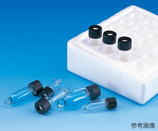 62-9986-08　迷你瓶盖 (黑色) +氟PTFE/2Trill包装标准套装) 1 mL 20片MV-07　203310