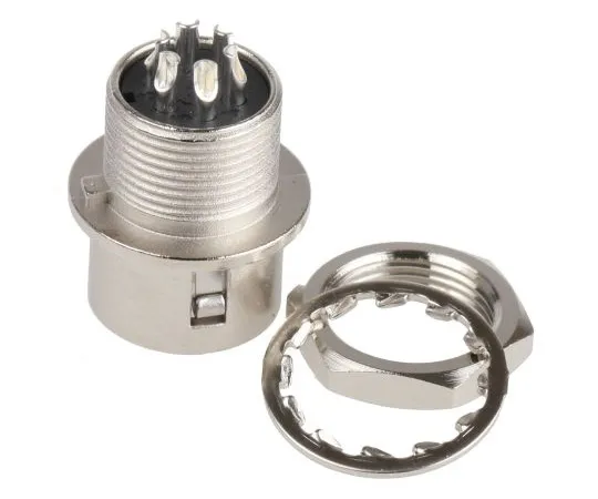 63-4861-52　广濑HR10系列面板安装连接器，6触点插座　HR10A-7R-6P(73)