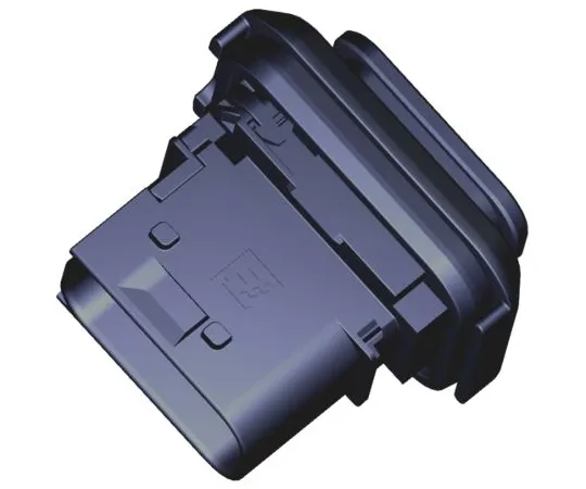 63-5122-76　TE连通性HDSCS系列，1564520系列编号，2列12路法兰安装插头MCP互连系统，带　1-1564520-1