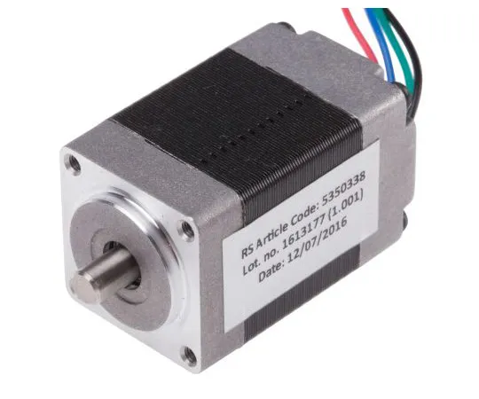 63-4860-48　RS PRO混合动力，永磁步进电机1.8°，17.5mNm, 3.96 V, 600 mA,4线　535-0338