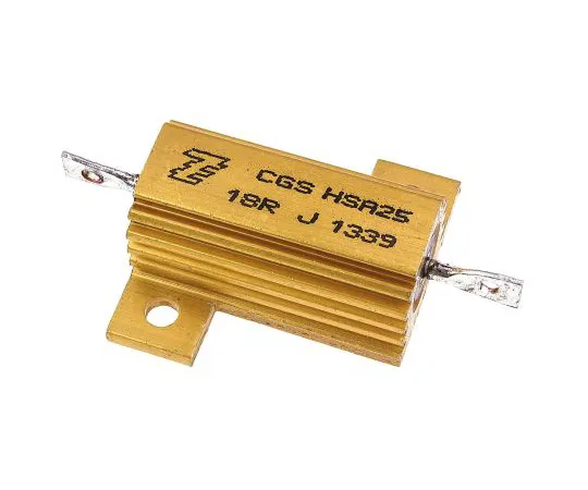63-5020-25　TE ConnectivityHSA25系列铝制螺杆焊丝面板贴装电阻，18Ω±5% 25W　HSA2518RJ