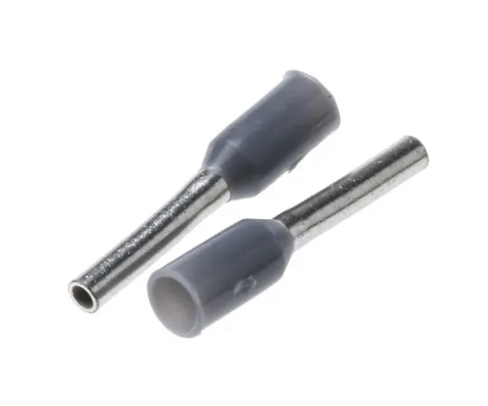 63-5013-84　TE Connectivity绝缘折边Bootlace Ferrule,6mmPinLength,0.7mmPin Diameter,0.14mm2 Wire Size, Grey　966066-5