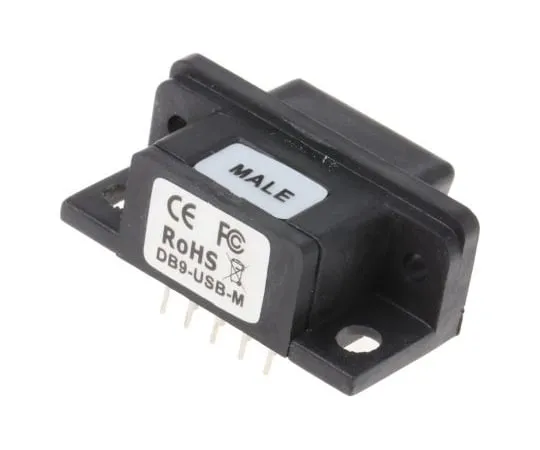 63-5010-60　FTDI芯片，公制DB9格式USB到RS232/UART转换器模块-DB9-USB-M　DB9-USB-M