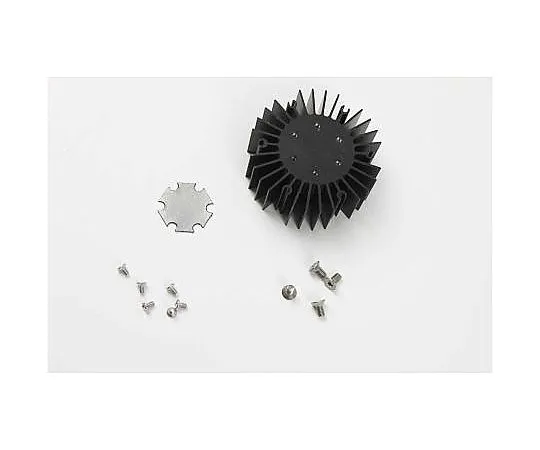 63-5094-69　Heatsink, Dragon 1+PowerStar, Duris 1+PowerStar, Duris 4+PowerStar, OSLON 1+PowerStar, OSLON 4+PowerStar, Stanley　ILA-HSINK-STAR-50X20MM-BLK-K