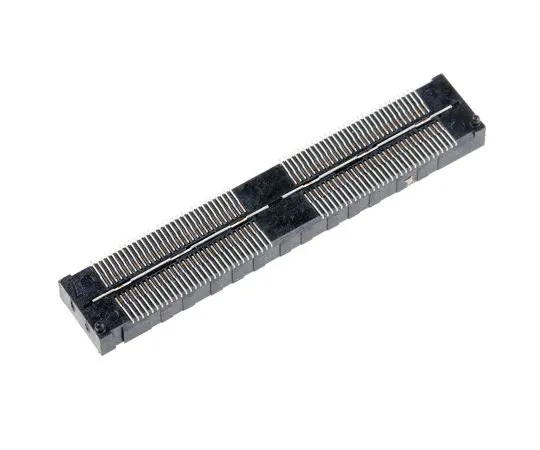 63-5082-42　Samtec QSH系列0.5mm间距120道2线直PCB插座，表面贴装，焊点终止　QSH-060-01-L-D-A