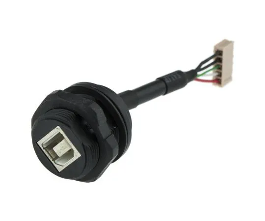 63-5043-97　Amphenol 1端口直板安装从男到女版本USB-B类型B USB连接器　USBBF7