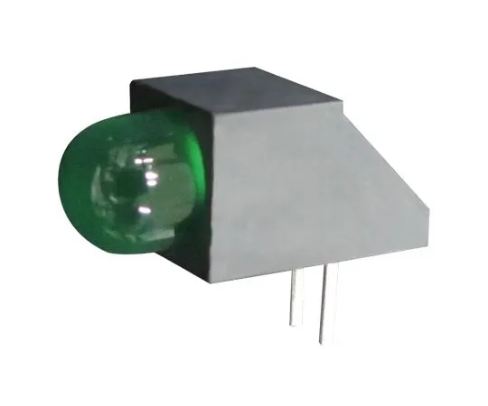 63-4892-76　KingbrightL-1503CB/1LGD,绿色直角PCB LED指示灯，通孔2.5 V　L-1503CB/1LGD
