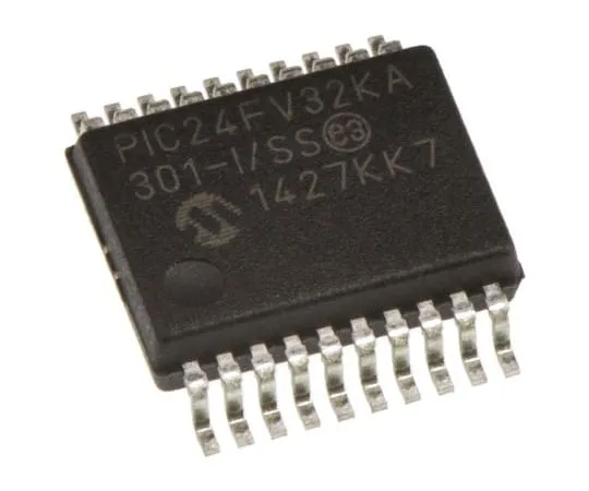 63-5047-31　单片机PIC24FV32KA301-I/SS, 16位PIC单片机，32MHz, 32 kB闪存，20针SSOP　PIC24FV32KA301-I/SS