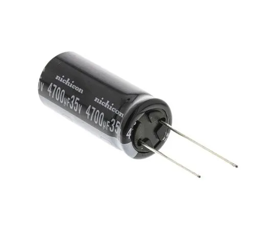 63-5043-20　尼希康4700μF35V直流铝电解电容器，通孔16 (Dia。)x 35.5mm+105°16mm 7.5mm　UVY1V472MHD
