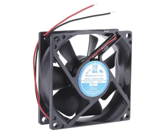 63-4867-45　RS PRO轴向风扇80 x 80 x 25 mm, 31 cfm,1.45W, 12 V直流　541-5047
