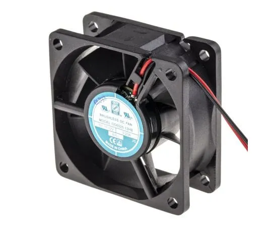 63-4867-41　RS PRO轴向风扇60 x 60 x 25 mm, 24 cfm,2.8 W, 12 V直流　541-4987