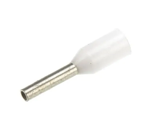 63-5013-88　TEConnectivityInculated Crimp Bootlace铁圈，6mmPin长度，1mmPin直径，0.5mm2线材尺寸，白色　966067-1