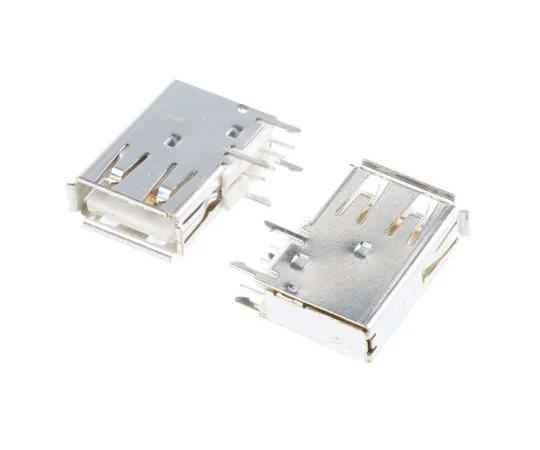 63-5085-85　Amphenol FCI直角通孔，版本2.0 A型USB连接器，收发器　73725-0110BLF
