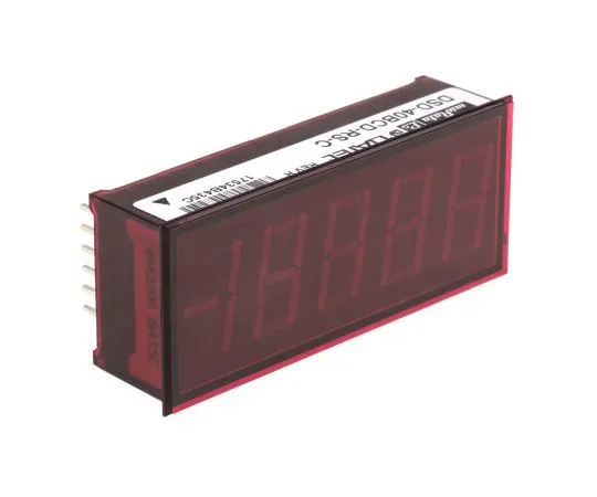 63-5123-84　村田DSD-40BCD-RS-C, LED数字面板多功能电流表，电压，22.3mm x 53.8mm　DSD-40BCD-RS-C