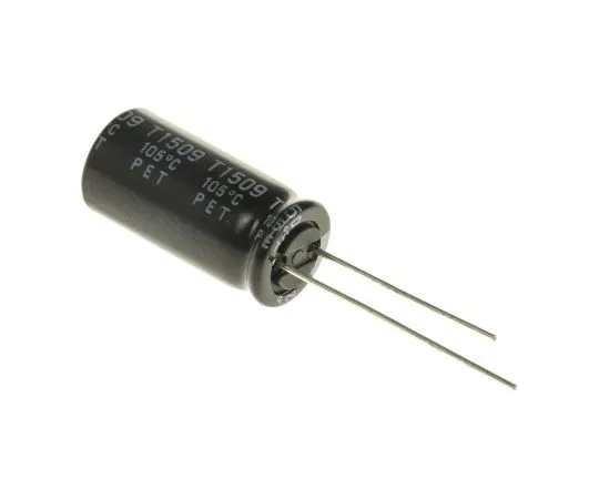 63-5052-75　Rubycon 1000μF25V直流铝电解电容器，通孔10 (Dia。)x 20 mm+105°10mm 5mm　25YXJ1000M10X20
